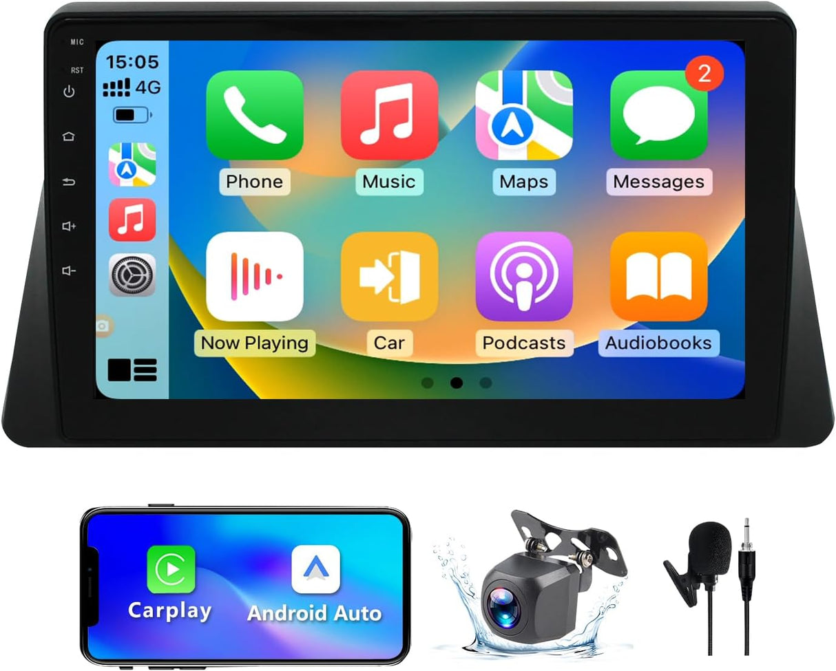2+64G Car Stereo Radio Compatible with Honda Accord 8th 2008 2009 2010 2011 2012 2013, 10.1 Inch Android 13 Car Head Unit with Wireless CarPlay Android Auto, WiFi GPS MirrorLink SWC Backup Camera