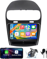 Android 13 Car Radio Stereo Compatible with Dodge Journey 2011-2019 Wireless Carplay/Android Auto/Mirrorlink, 2+64G 9 Inch Touch Screen Car Radio with GPS Navigation,Bluetooth, FM, Backup Camera
