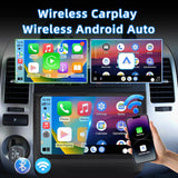ZHNN Android 13 Car Radio Compatible with Toyota Prius 2003 2004 2005 2006 2007 2008 2009, 2+64G 9 Inch Car Stereo Support Wireless CarPlay Android Auto Bluetooth GPS Navigation SWC FM Backup Camera