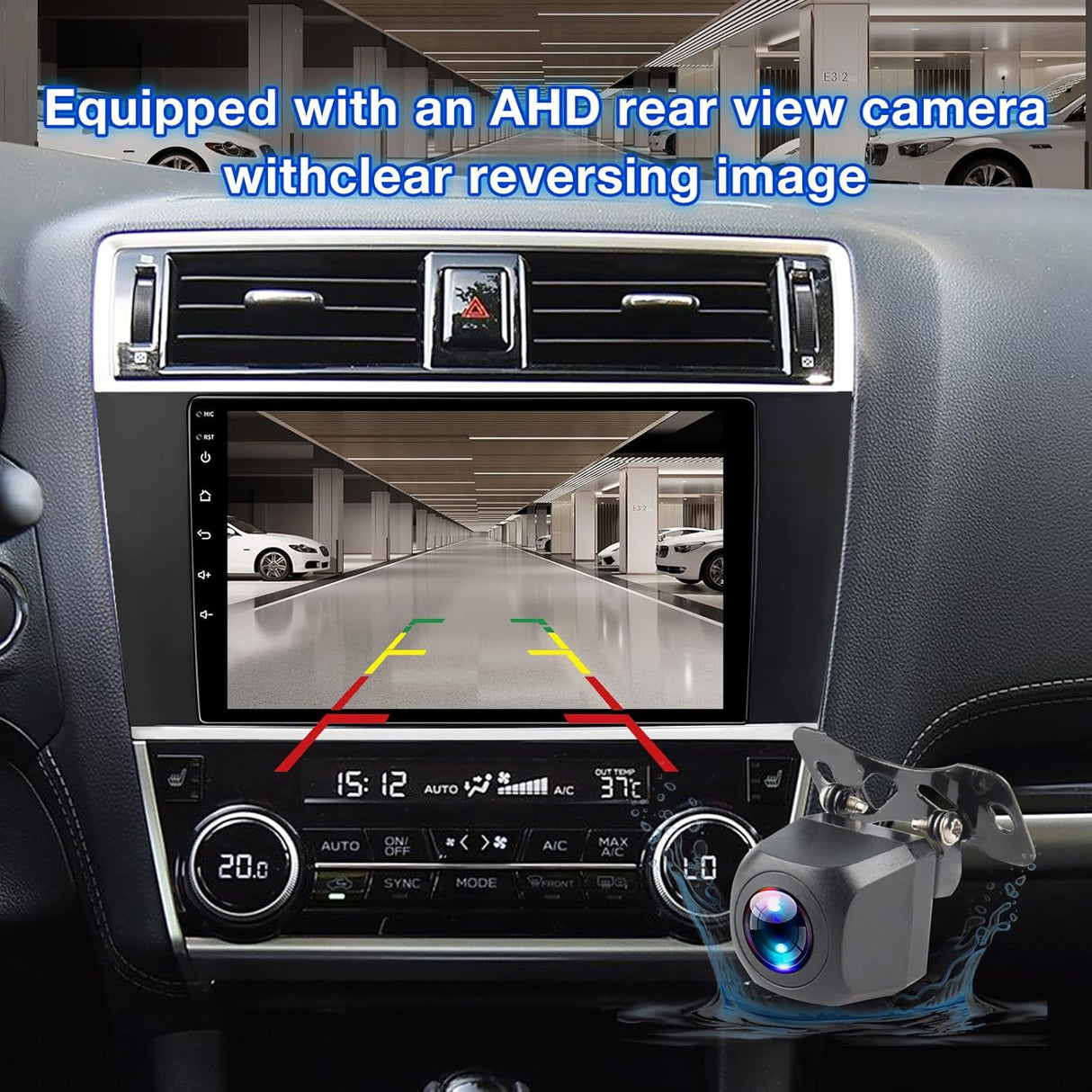 Android 13 Car Radio Compatible with Subaru Legacy Outback 2015-2018, 9 Inch 2+64G Car Stereo Support Wireless CarPlay/Android Auto/Bluetooth/GPS Navigation/SWC/FM Radio/Backup Camera
