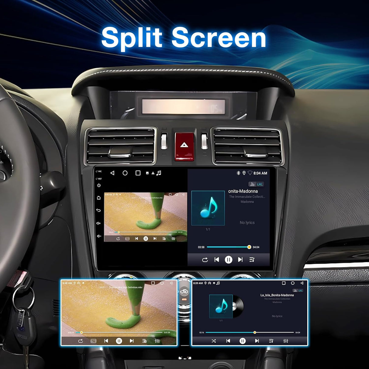 ZHNN Car Radio Stereo Compatible with Subaru Forester WRX Impreza 2013 2014 2015 with Carplay/Android Auto