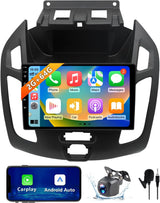 ZHNN 2+64GB Car Radio Stereo Compatible with Ford Transit Connect 2014-2018, 9 Inch Android 13 Touch Screen Car Radio with CarPlay/Android Auto, GPS FM WiFi Bluetooth Backup Camera