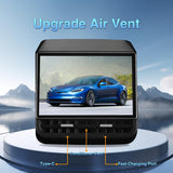 8.66 Inch Rear Display Screen Compatible with Tesla Model 3 17-23&Y19-24, 5G.Android 13 Supports HD Movie Watching, 4+64G,8-core, Supports seat Adjustment and Rear air Conditioning