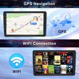 ZHNN 2+64GB Car Radio Stereo Compatible with Ford Transit Connect 2014-2018, 9 Inch Android 13 Touch Screen Car Radio with CarPlay/Android Auto, GPS FM WiFi Bluetooth Backup Camera