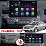 Car Radio Compatible with Honda Civic 2006 2007 2008 2009 2010 2011,Car Stereo Android 13 Touch Screen Wireless CarPlay&Android Auto