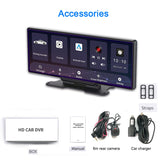 ZHNN Wireless CarPlay & Androidauto Rearview Mirror Dash Cam -T30