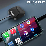 ZHNN Android 12 Smart Box Fit for Cars with OEM Wired CarPlay