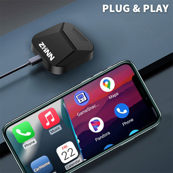 ZHNN Android 12 Smart Box Fit for Cars with OEM Wired CarPlay
