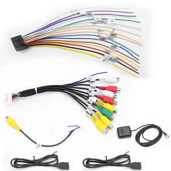 ZHNN General Type Wire Harness Only for Android Car Head Unit