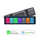 ZHNN T70 Mirror Dash Cam supports Wireless CarPlay & Android AUTO