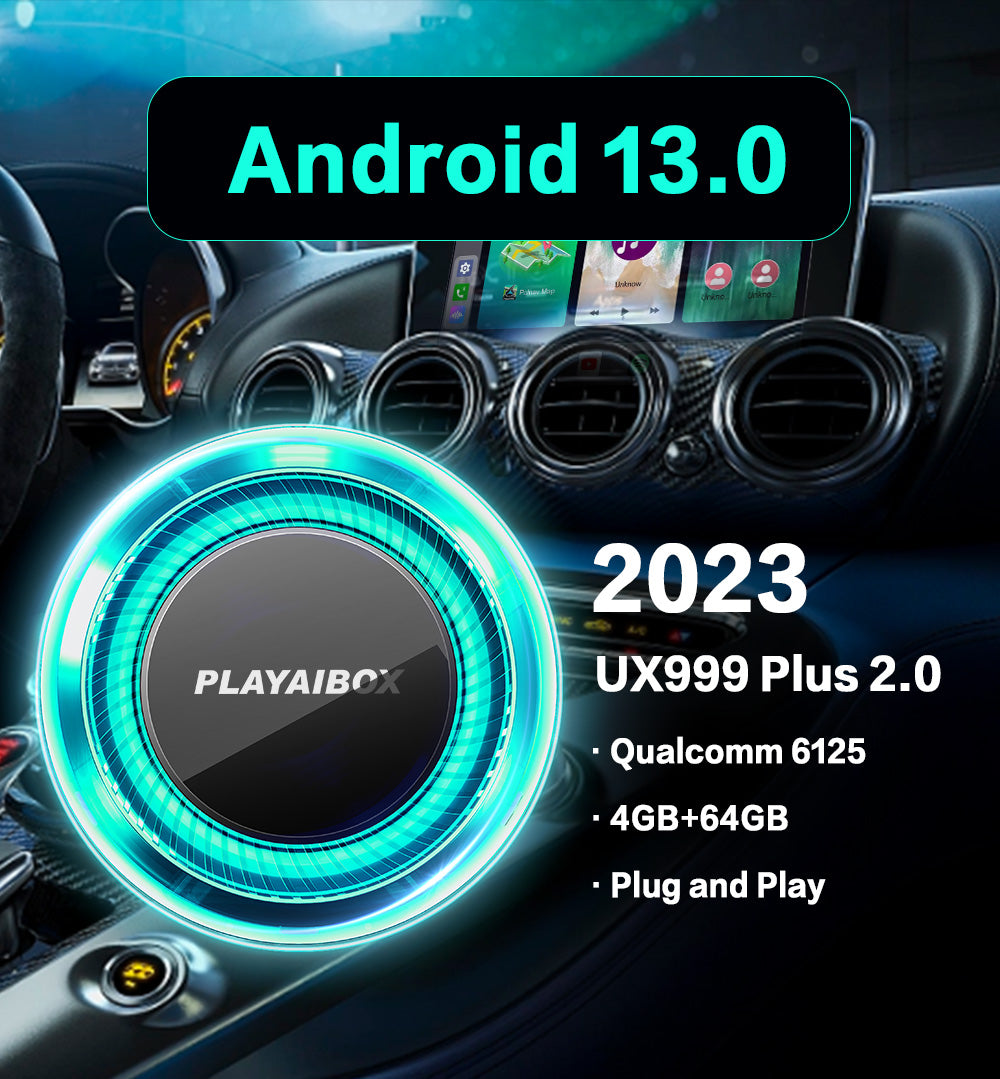 Android 13 Carplay Mini Box 2023 4+64G Supports HDMI Output