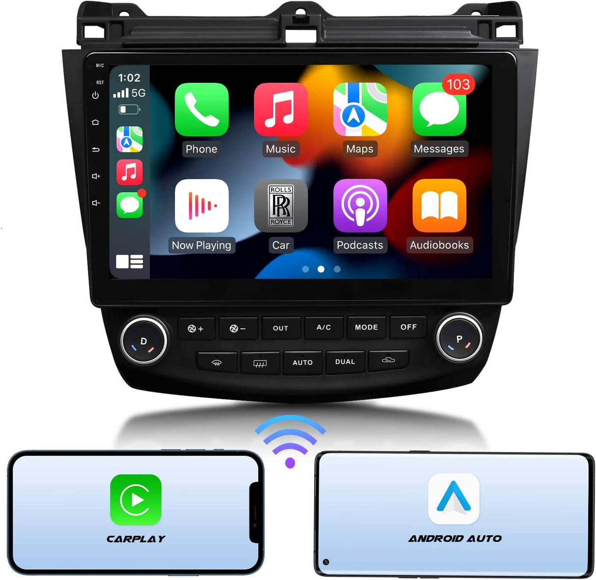 ZHNN A12 Touch Screen Stereo Apply to Honda Accord 7th 2003-2007